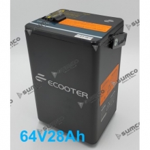 Bateria Litio Secundaria ECOOTER E2 1.80 kWh (64V/28Ah) Extraible